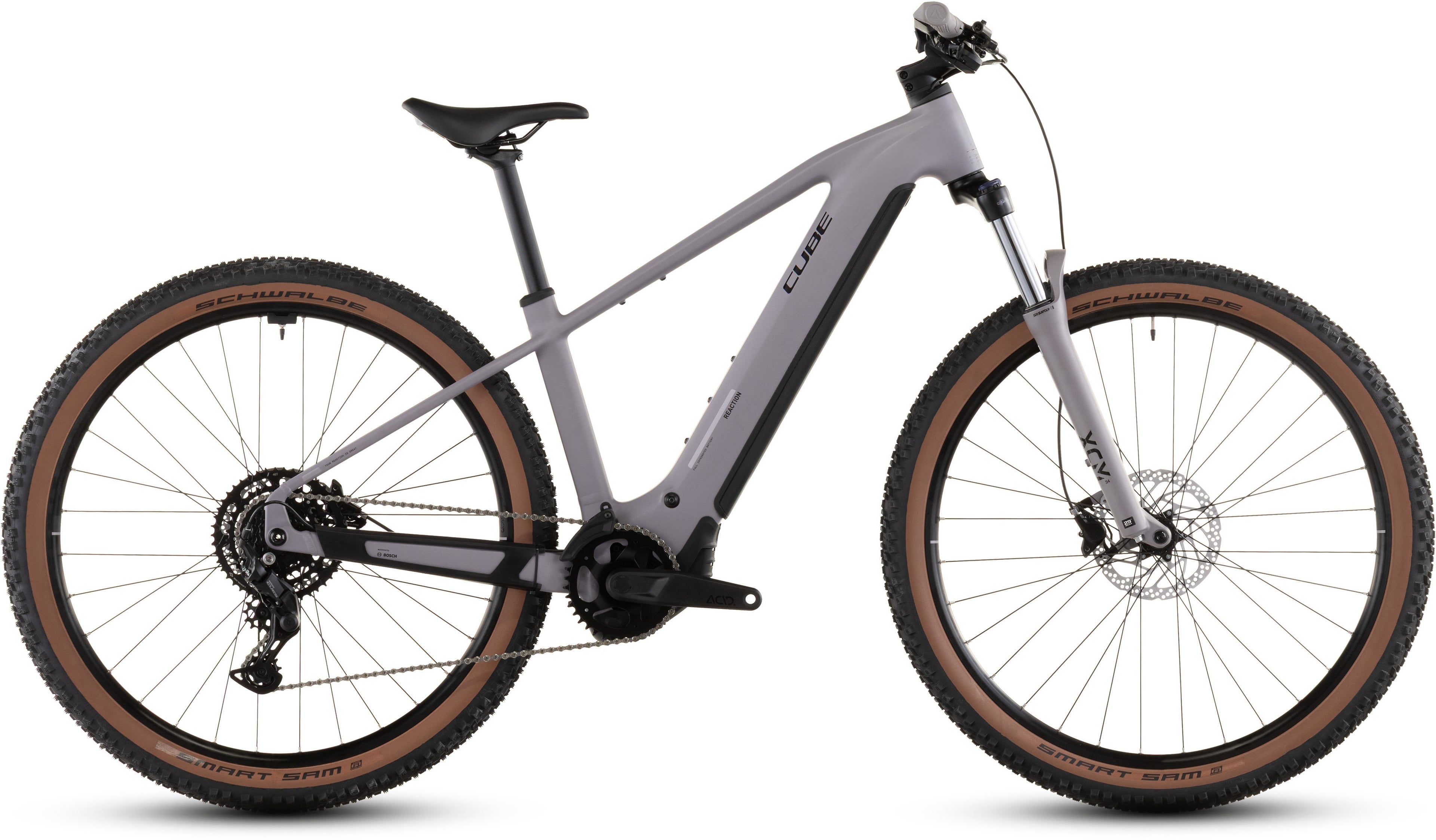 Cube Reaction Hybrid Performance 600 plumgrey'n'black