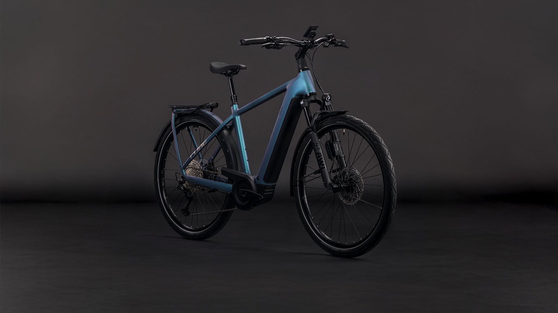 Cube Kathmandu Hybrid EXC 800 smaragdgrey'n'prism