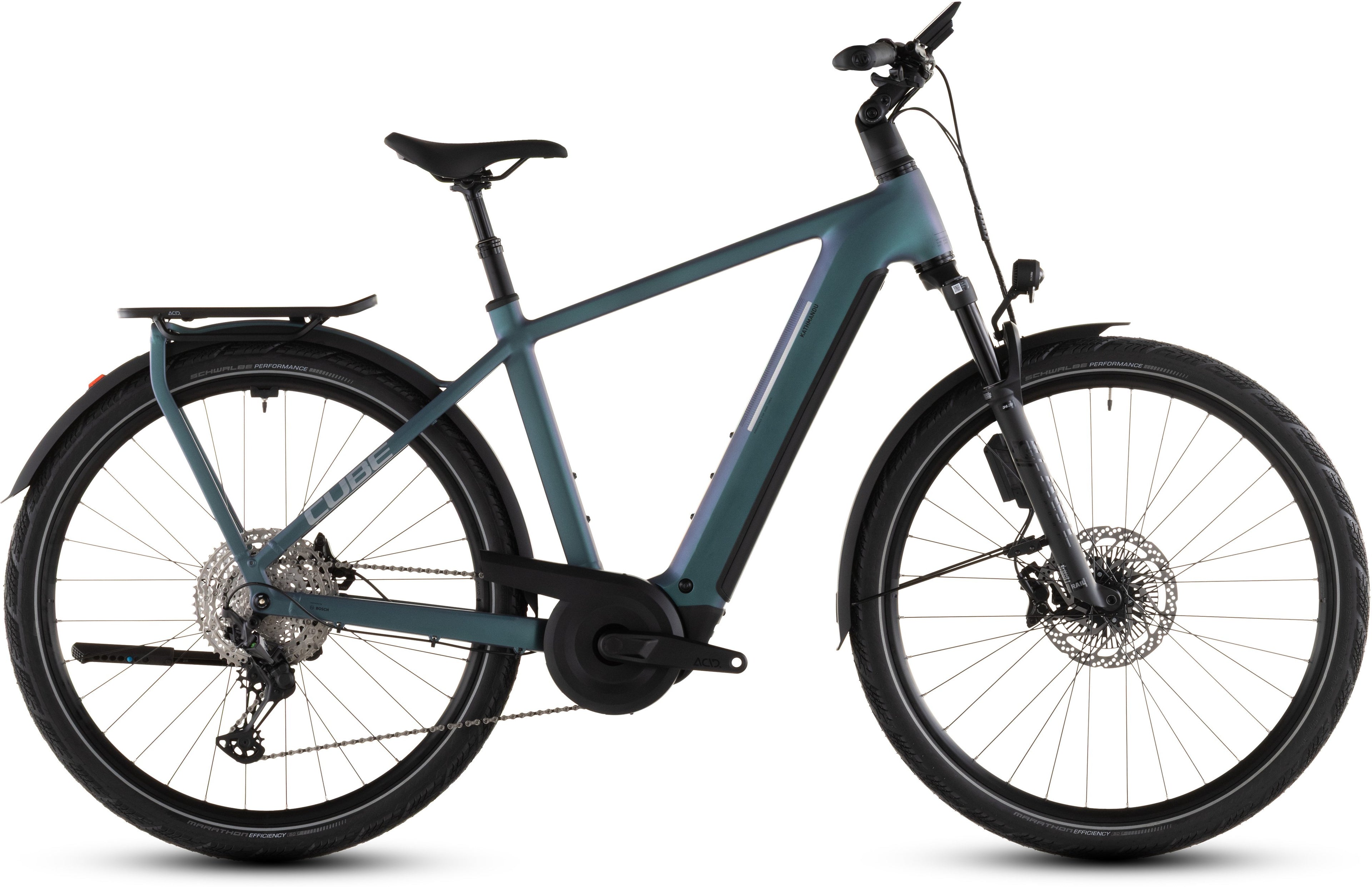 Cube Kathmandu Hybrid EXC 800 smaragdgrey'n'prism