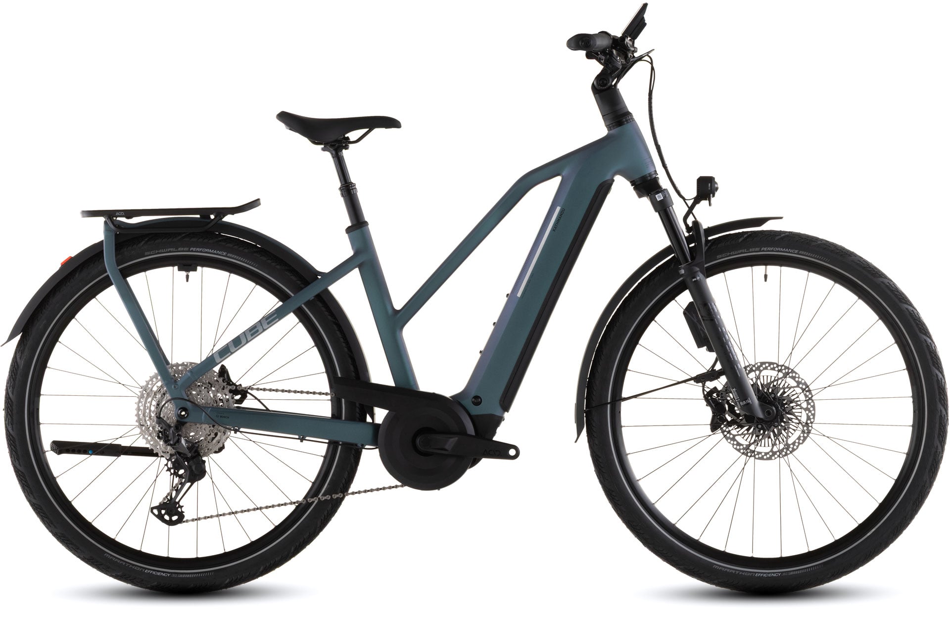 Cube Kathmandu Hybrid EXC 800 smaragdgrey'n'prism