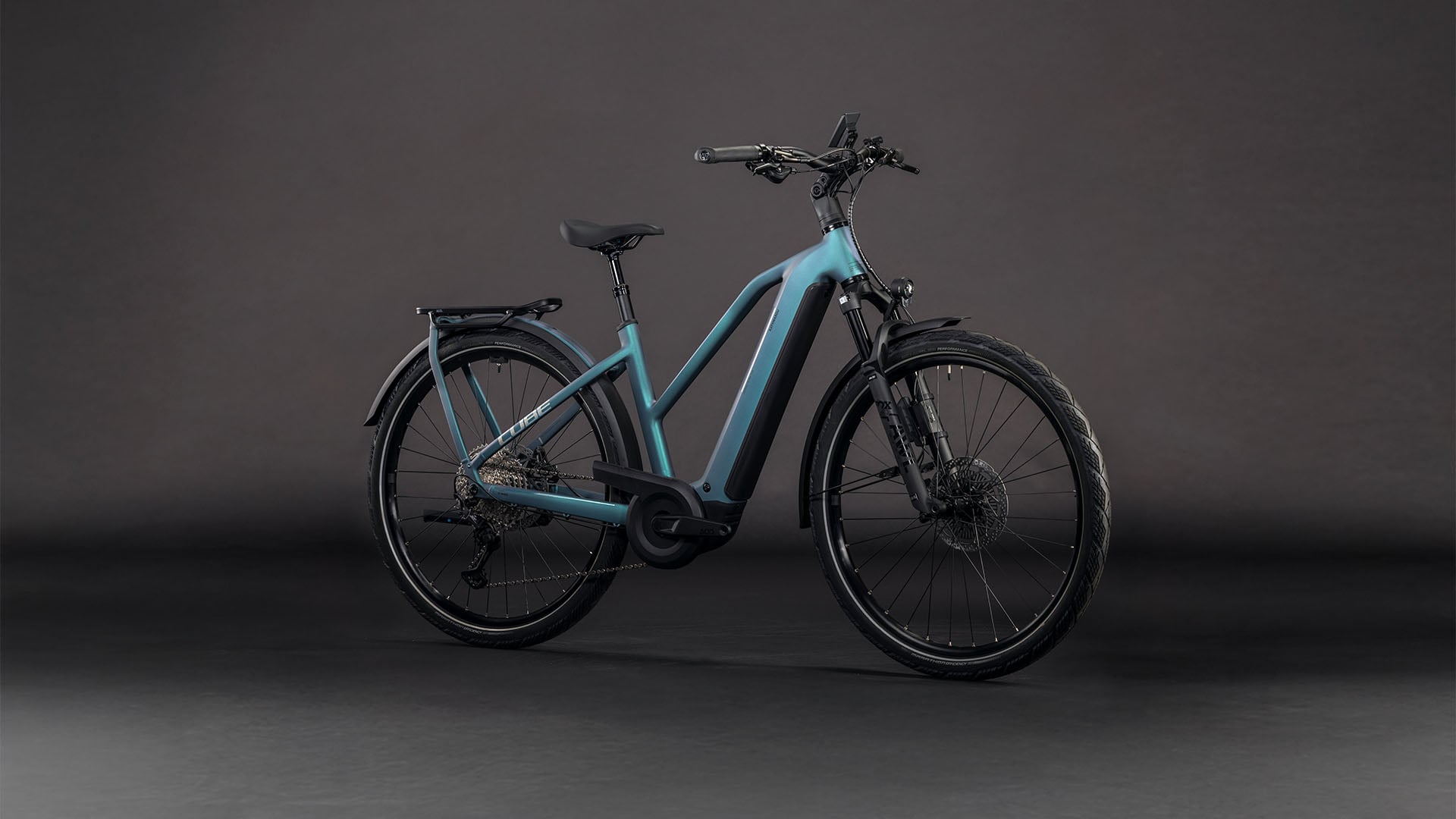 Cube Kathmandu Hybrid EXC 800 smaragdgrey'n'prism