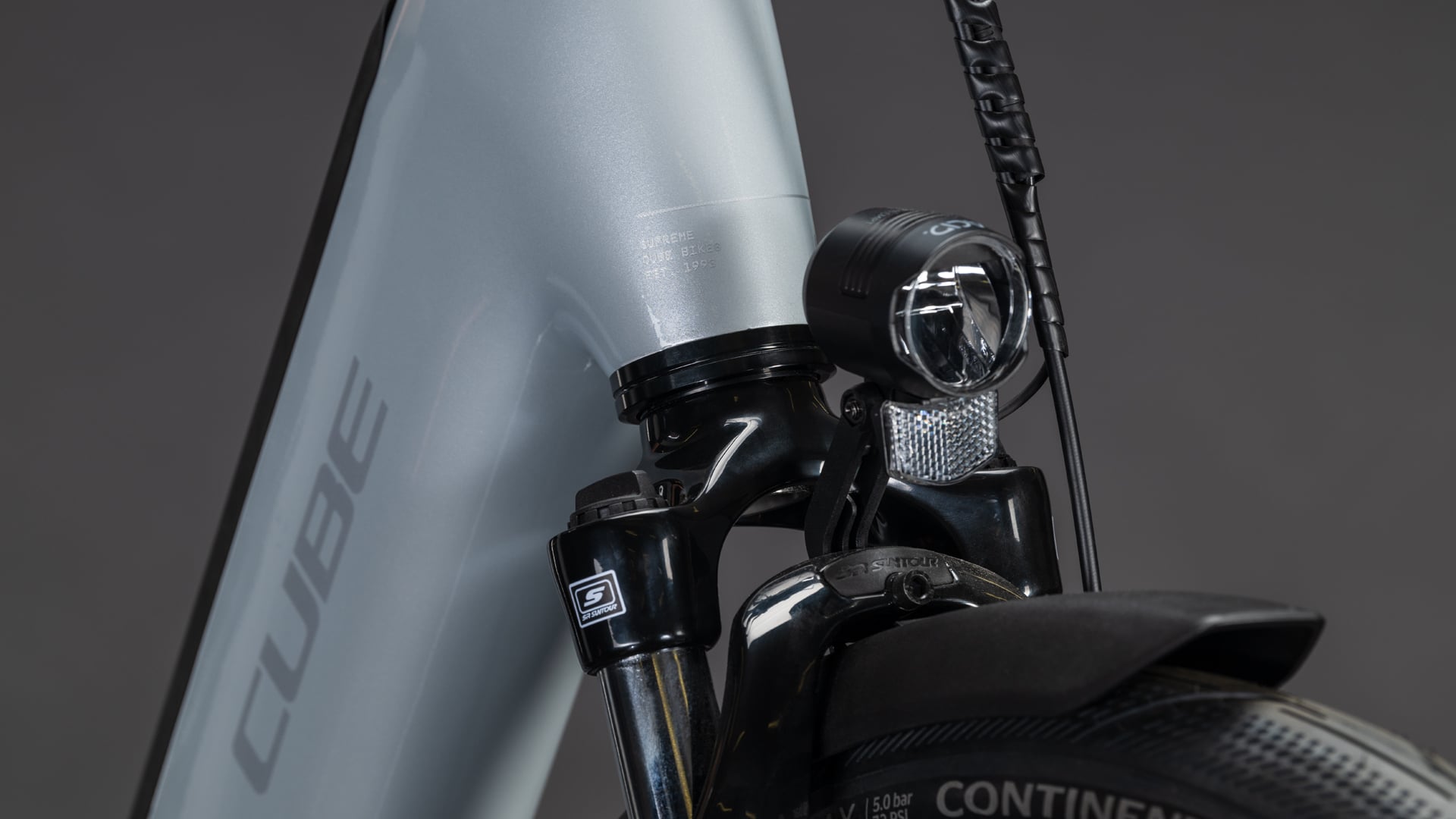 Cube Supreme Hybrid Comfort ONE 600 foggrey'n'reflex