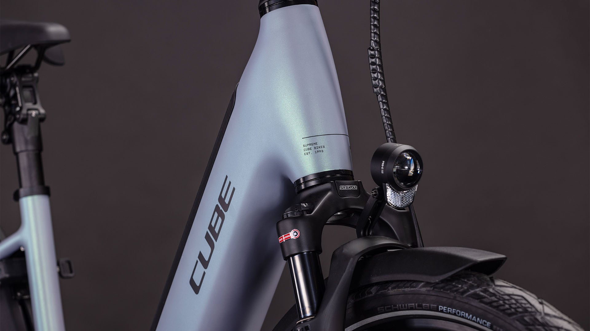 Cube Supreme Hybrid Deluxe SLX 600 seagrey'n'black