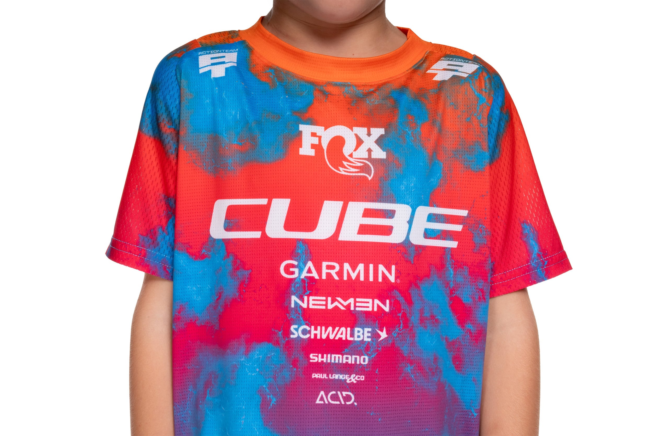 CUBE MTB Trikot ROOKIE X Actionteam kurzarm