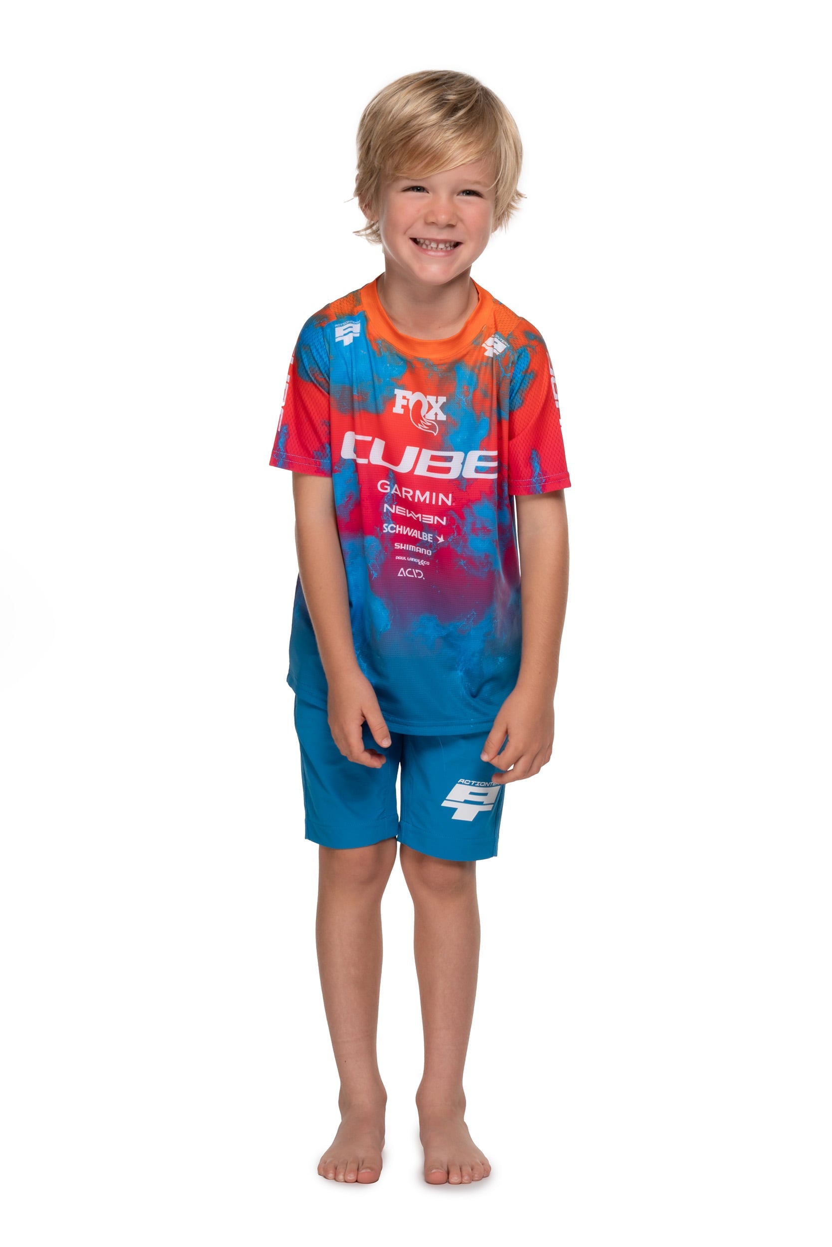 CUBE MTB Trikot ROOKIE X Actionteam kurzarm