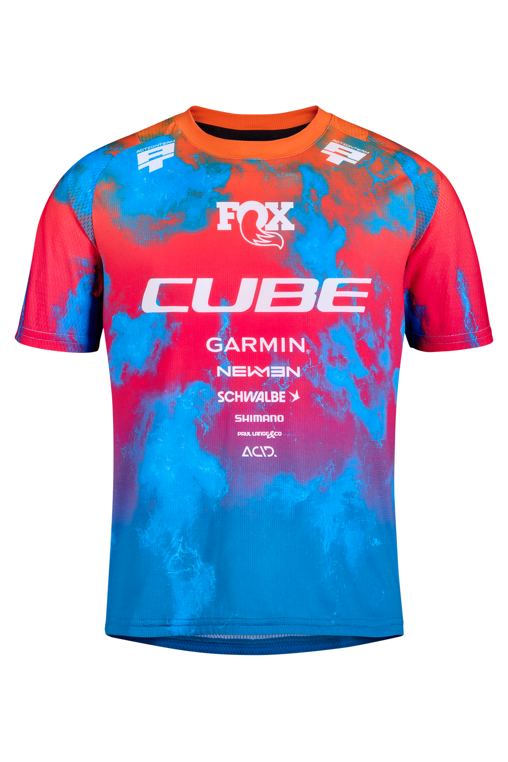 CUBE MTB Trikot ROOKIE X Actionteam kurzarm