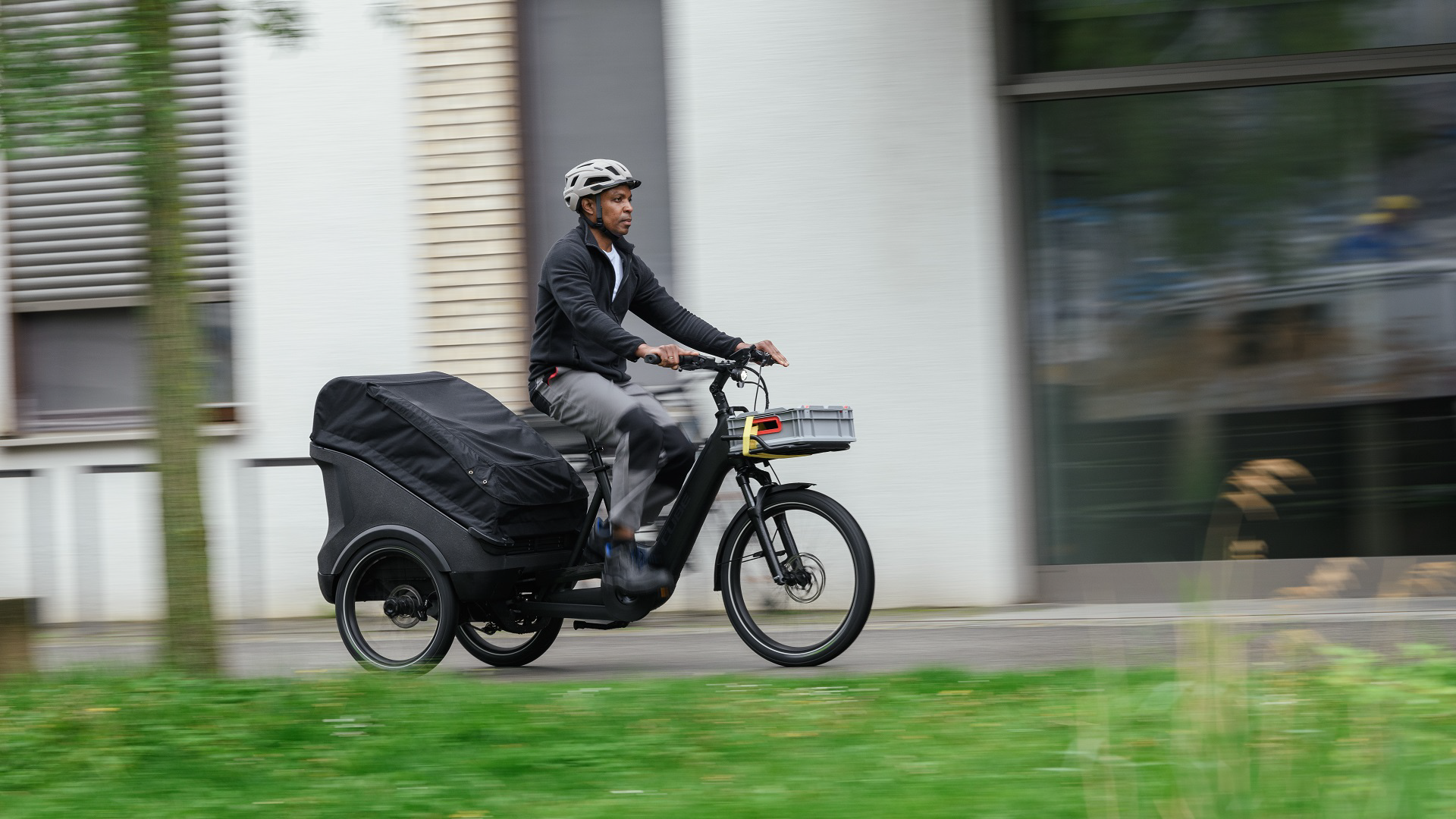 Cube Trike Flatbed Hybrid 750 swampgrey'n'reflex
