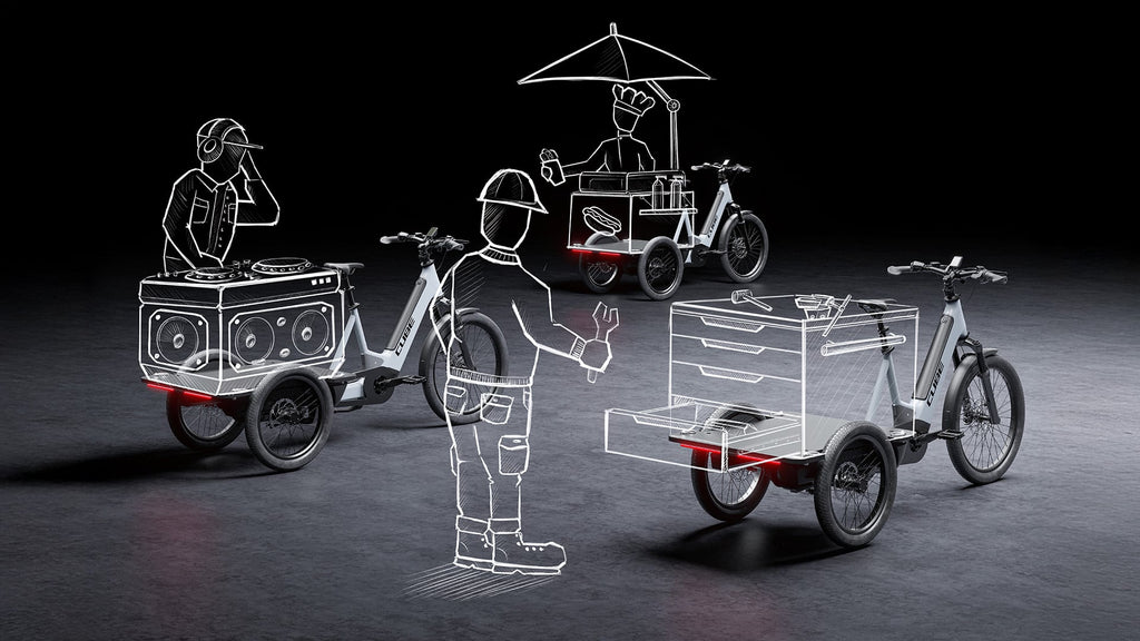 Cube Trike Flatbed Hybrid 750 swampgrey'n'reflex