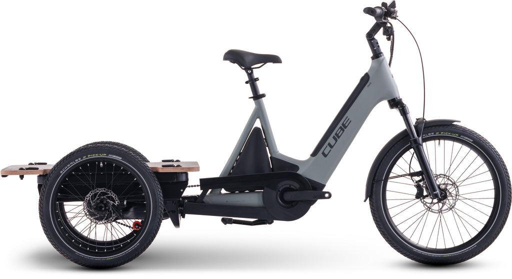 Cube Trike Flatbed Hybrid 750 swampgrey'n'reflex