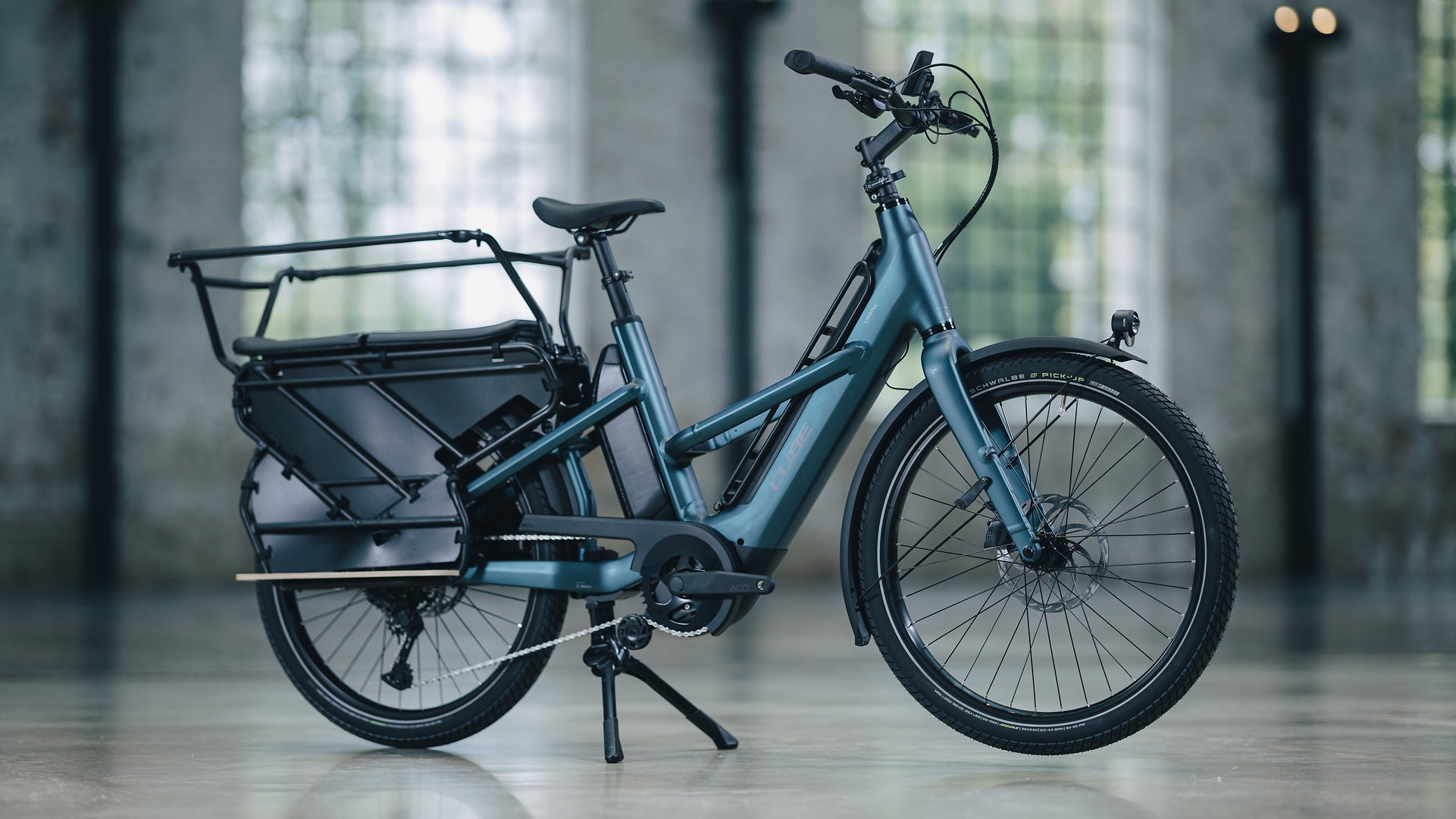 Cube Longtail Hybrid Family 800 royalgreen'n'black