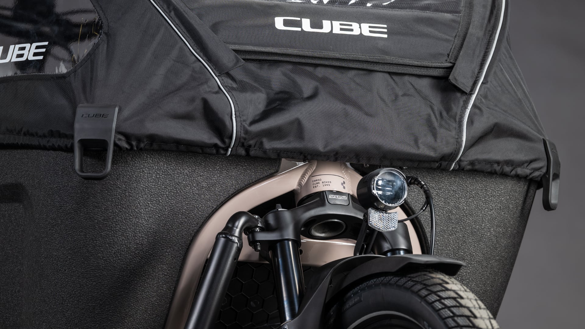 Cube Cargo Hybrid Comfort Pro Family 800 oatgrey'n'reflex