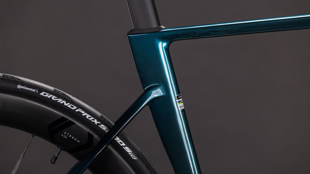 Cube Litening AIR C:68X SLX chromeblue'n'liquidblue