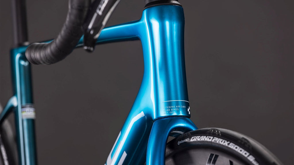 Cube Litening AIR C:68X SLX chromeblue'n'liquidblue