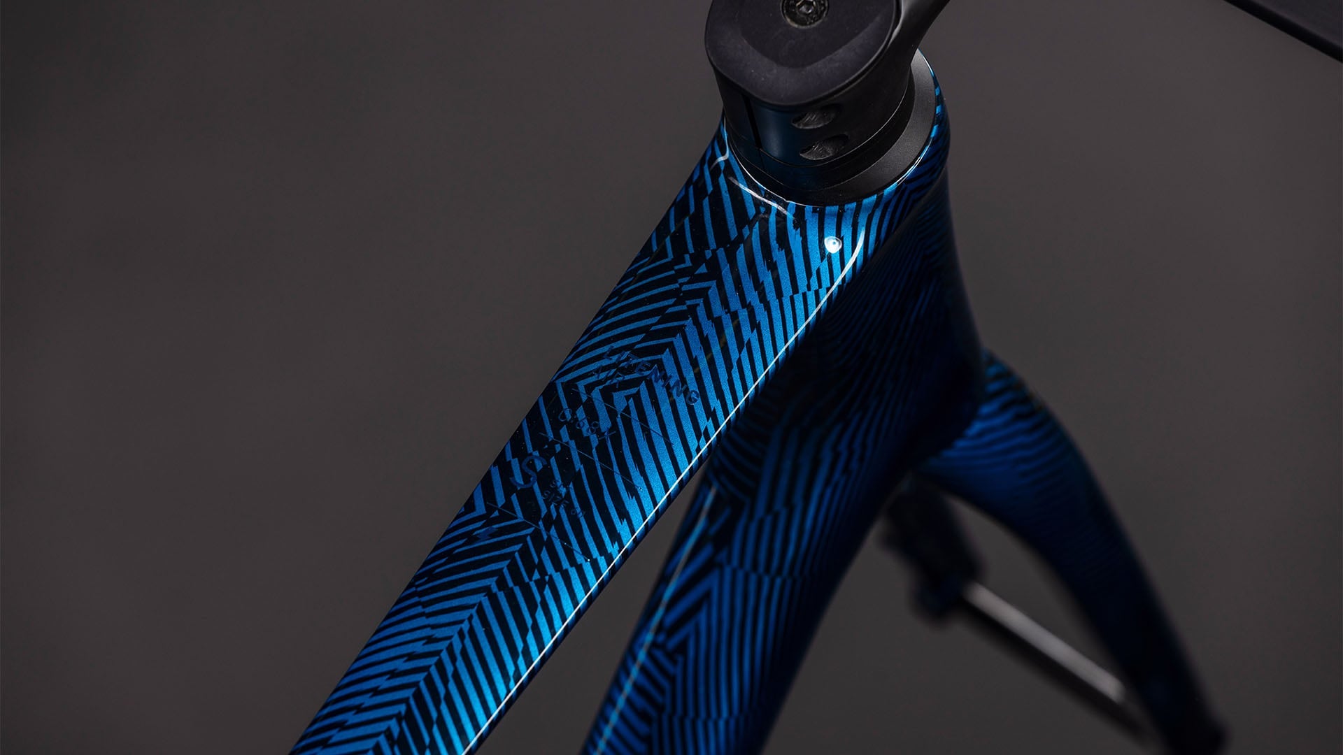 Cube Litening AIR C:68X Frameset liquidbluegrid'n'chrome