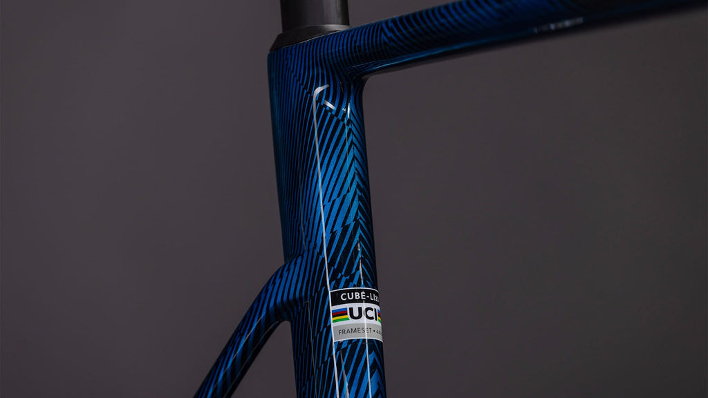 Cube Litening AIR C:68X Frameset liquidbluegrid'n'chrome
