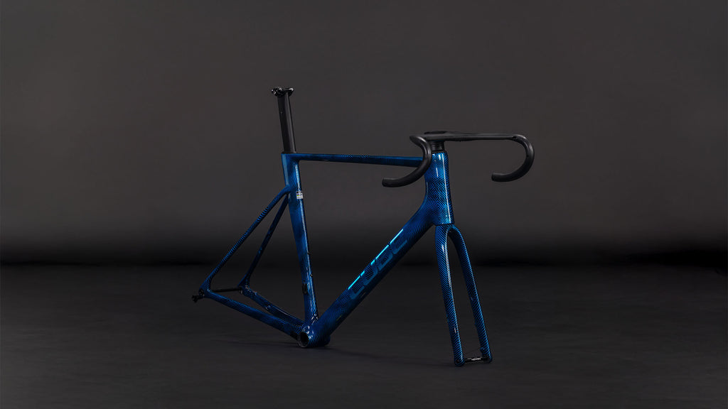 Cube Litening AIR C:68X Frameset liquidbluegrid'n'chrome