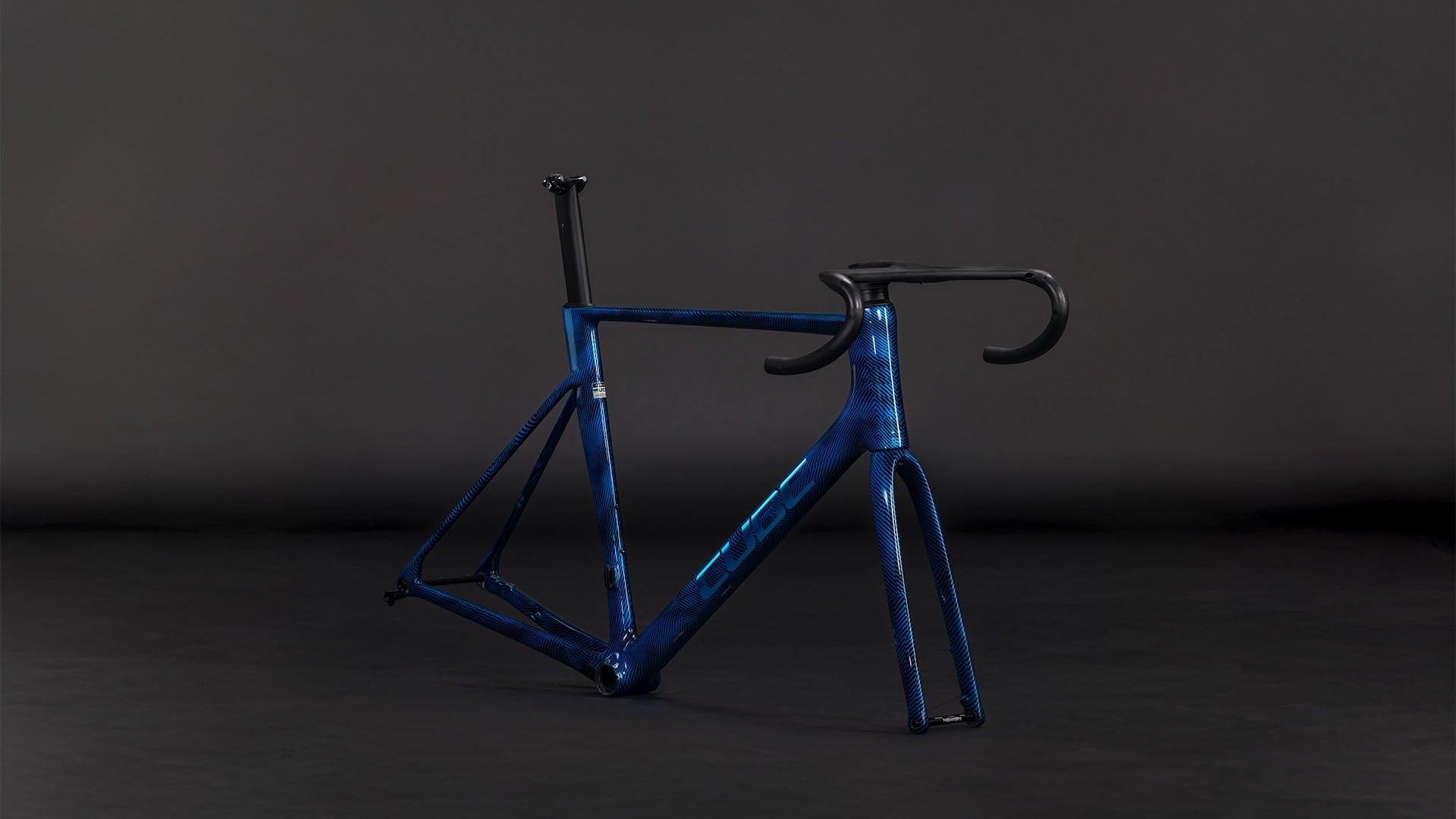 Cube Litening AIR C:68X Frameset liquidbluegrid'n'chrome