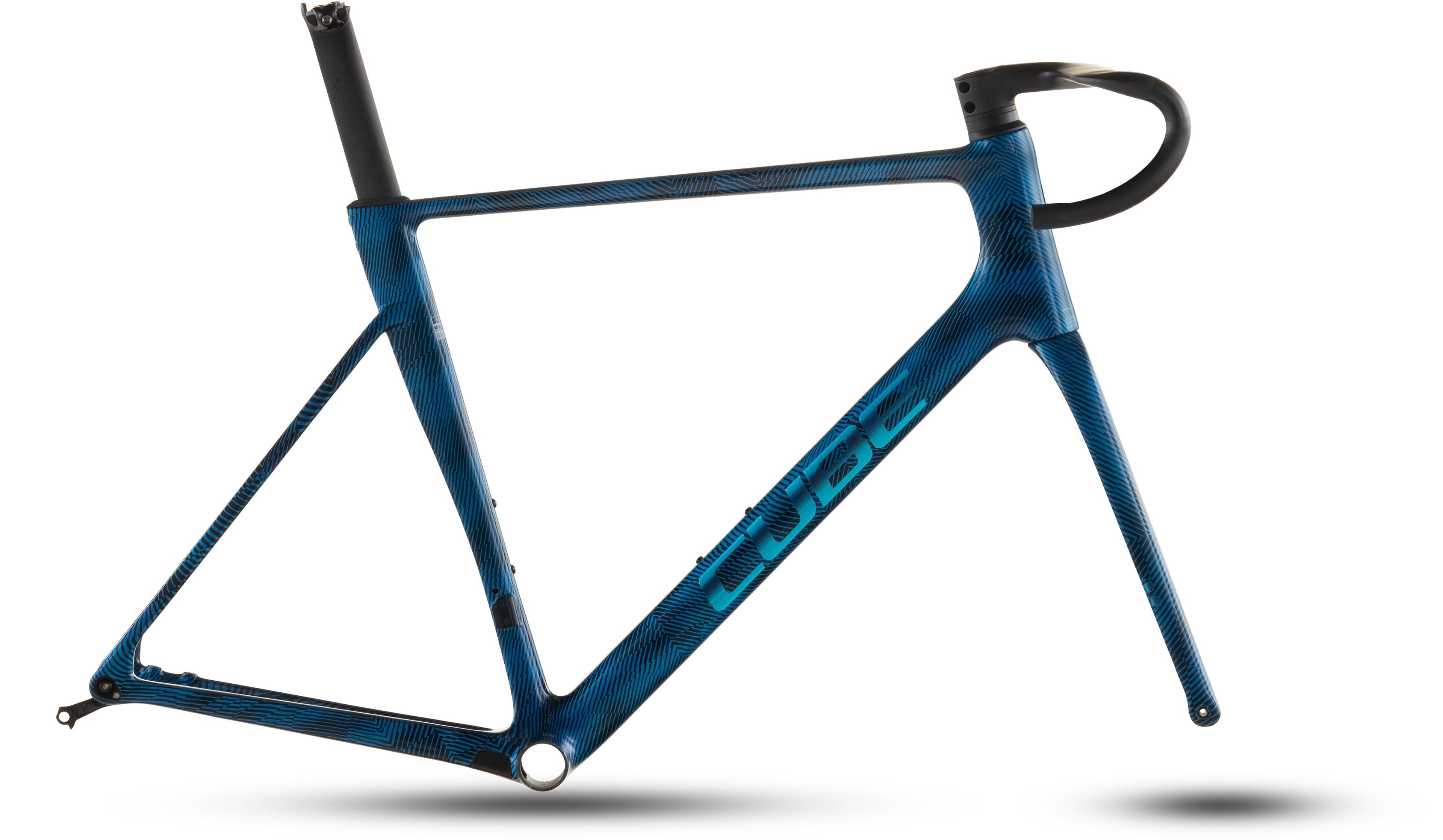Cube Litening AIR C:68X Frameset liquidbluegrid'n'chrome