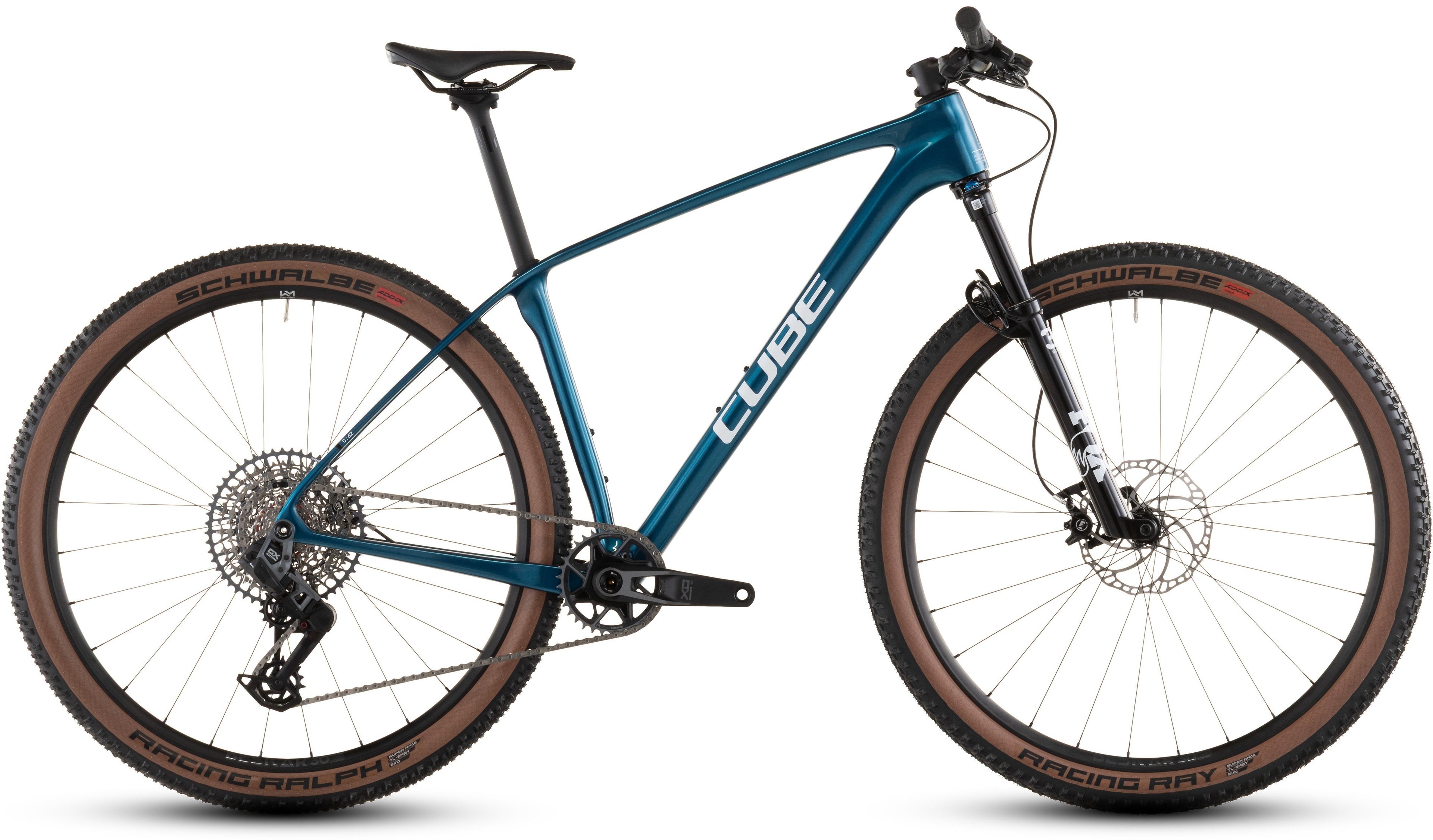 Cube Reaction C:62 SLX electricblue'n'white