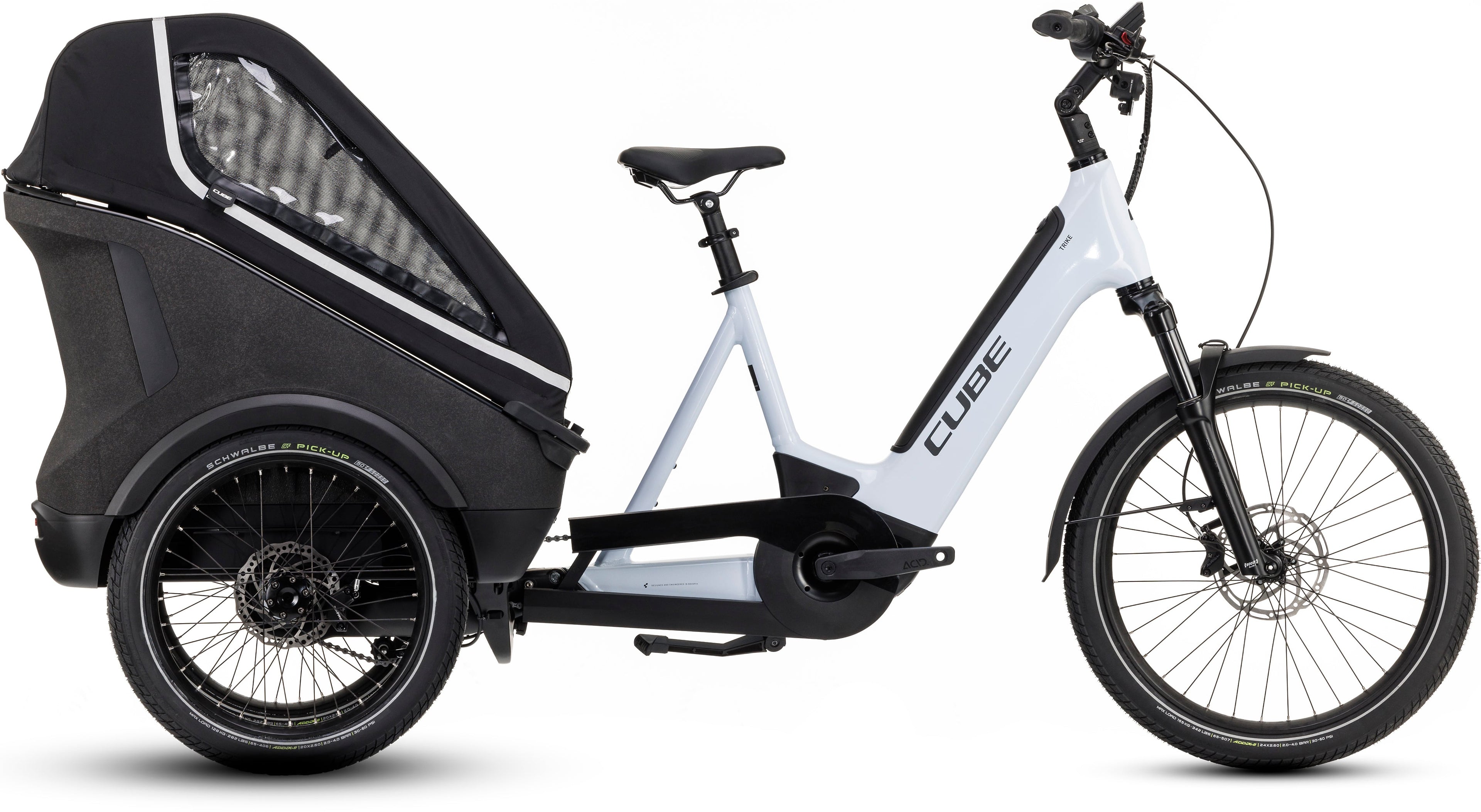 Cube Trike Family Hybrid 750 flashwhite'n'reflex